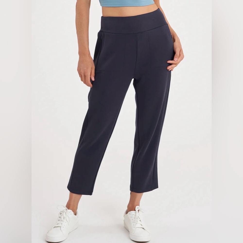 Thrive Societe Carbon/Navy Blue Ultralyxe Straight Leg
Pants SIZE XS VERY SOFT